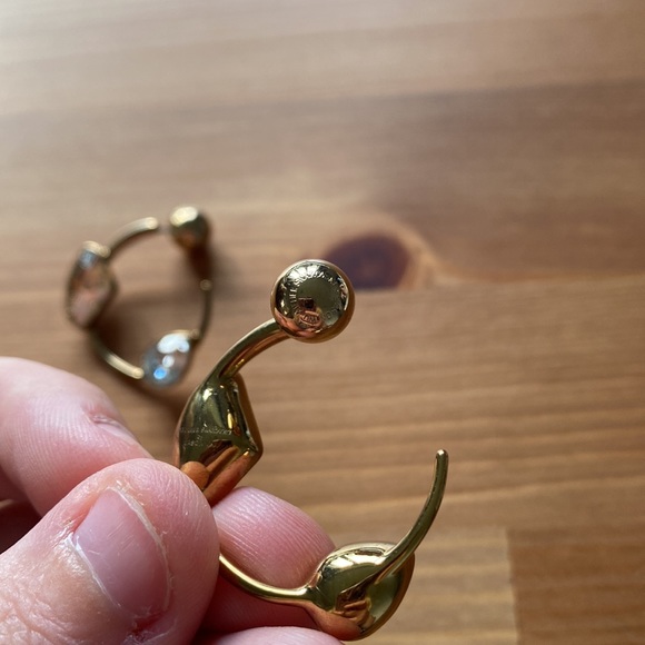 Swarovski Atelier Gold Hoops - Picture 7 of 7